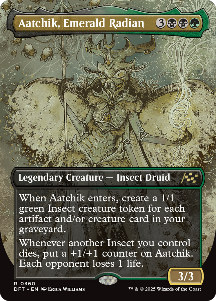 Aatchik, Emerald Radian (Borderless) (360) (Aetherdrift)