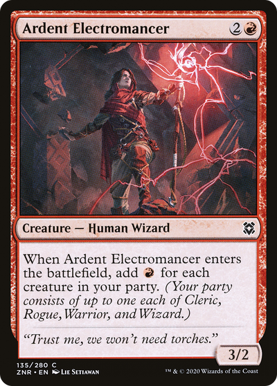 Ardent Electromancer (135) (Zendikar Rising)