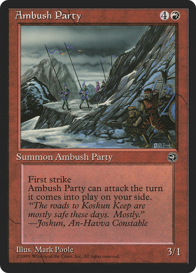 Ambush Party [Version 2] (80) (Homelands)