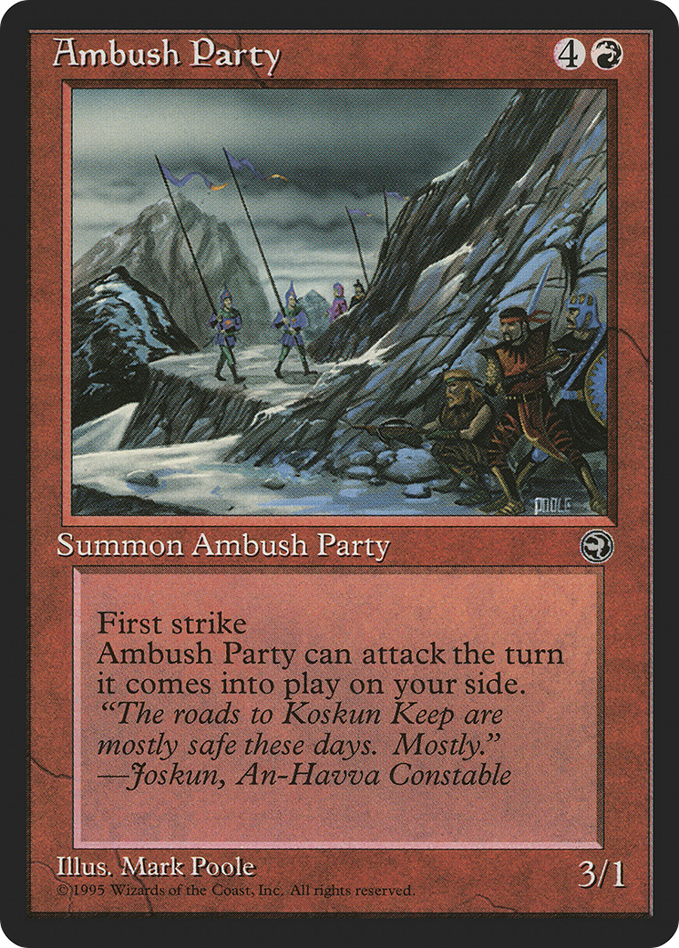 Ambush Party [Version 2] (80) (Homelands)