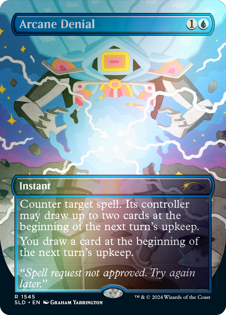 Arcane Denial (Rainbow Foil) (1545) (Secret Lair Drop Series)