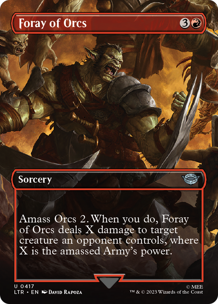 Foray of Orcs (LTR-417) - The Lord of the Rings: Tales of Middle-earth (Borderless)