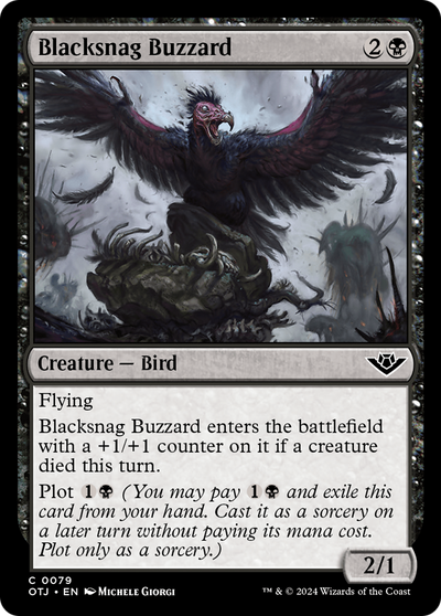 Blacksnag Buzzard (79) (Outlaws of Thunder Junction)