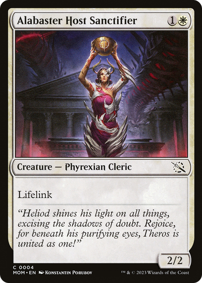 Alabaster Host Sanctifier (4) (March of the Machine)