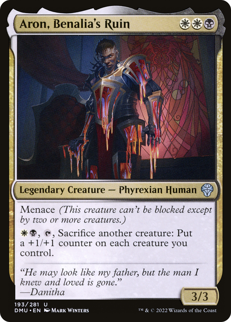 Aron, Benalia's Ruin (193) (Dominaria United)