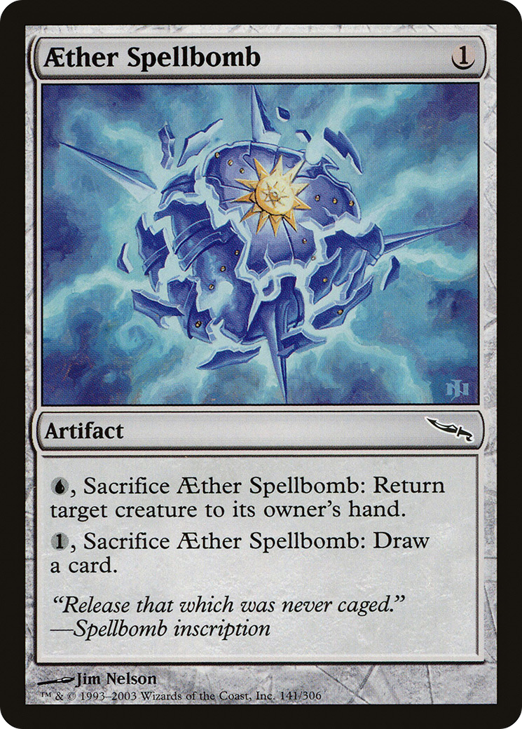 Aether Spellbomb (141) (Mirrodin)