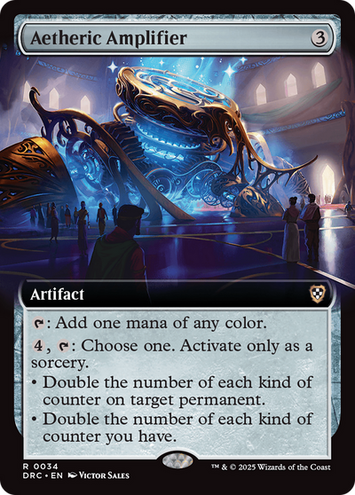 Aetheric Amplifier (Extended Art) (34) (Commander: Aetherdrift)