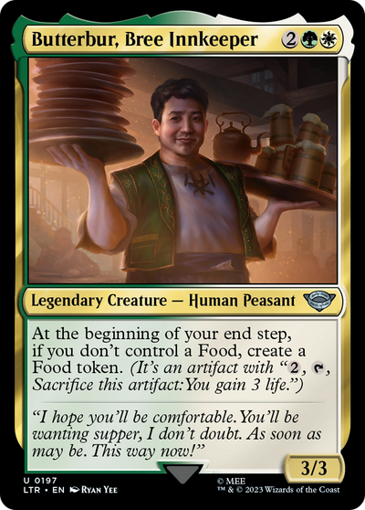 Butterbur, Bree Innkeeper (LTR-197) - The Lord of the Rings: Tales of Middle-earth
