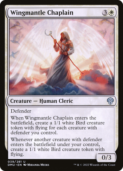 Wingmantle Chaplain (DMU-039) - Dominaria United