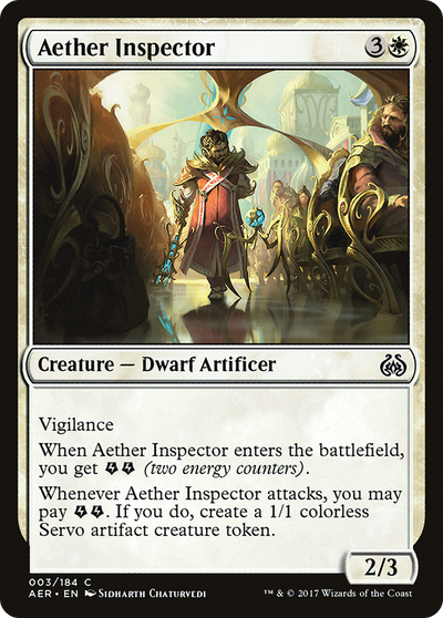 Aether Inspector (3) (Aether Revolt)