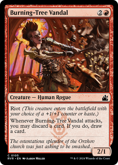 Burning-Tree Vandal (RVR-105) - Ravnica Remastered