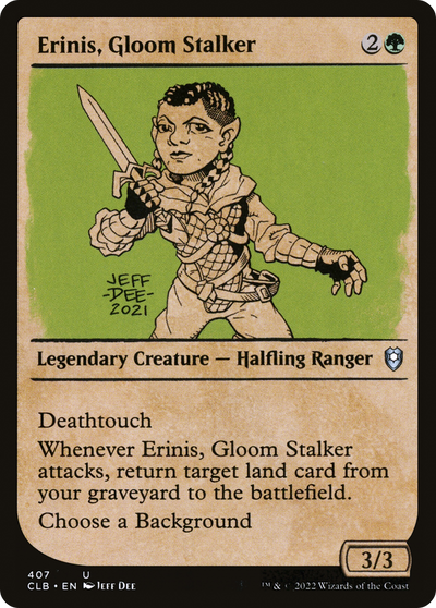 Erinis, Gloom Stalker (CLB-407) - Commander Legends: Battle for Baldur's Gate: (Showcase)