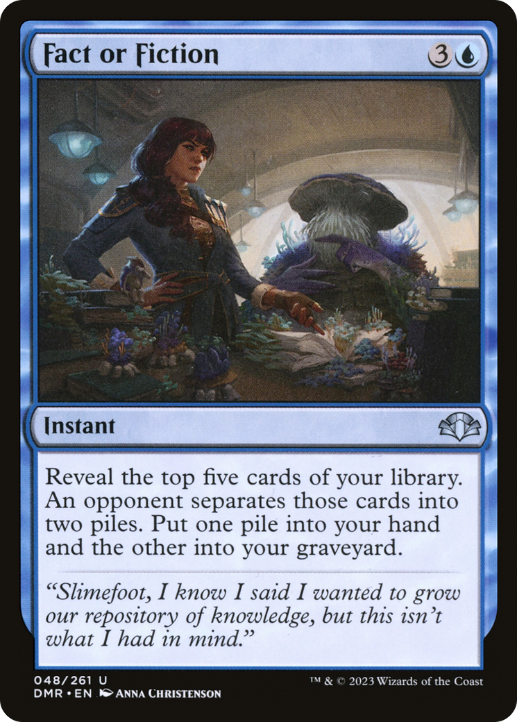 Fact or Fiction (DMR-048) - Dominaria Remastered