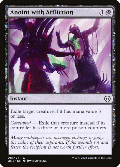Anoint with Affliction (81) (Phyrexia: All Will Be One)