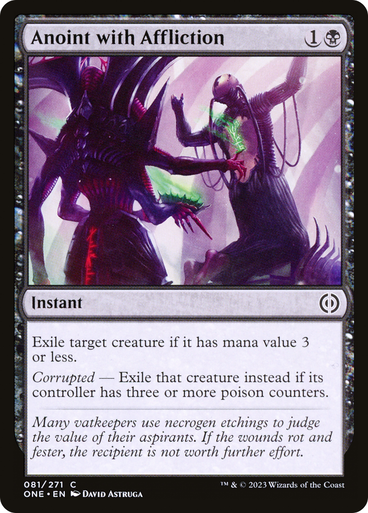 Anoint with Affliction (81) (Phyrexia: All Will Be One)