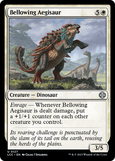 Bellowing Aegisaur (127) (Commander: The Lost Caverns of Ixalan)