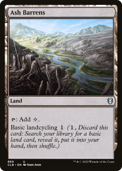 Ash Barrens (880) (Commander Legends: Battle for Baldur's Gate)