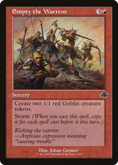 Empty the Warrens (DMR-318) - Dominaria Remastered Foil
