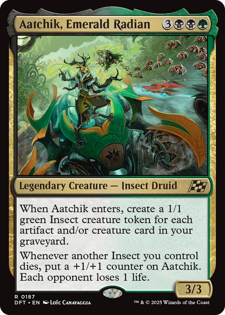 Aatchik, Emerald Radian (187) (Aetherdrift)