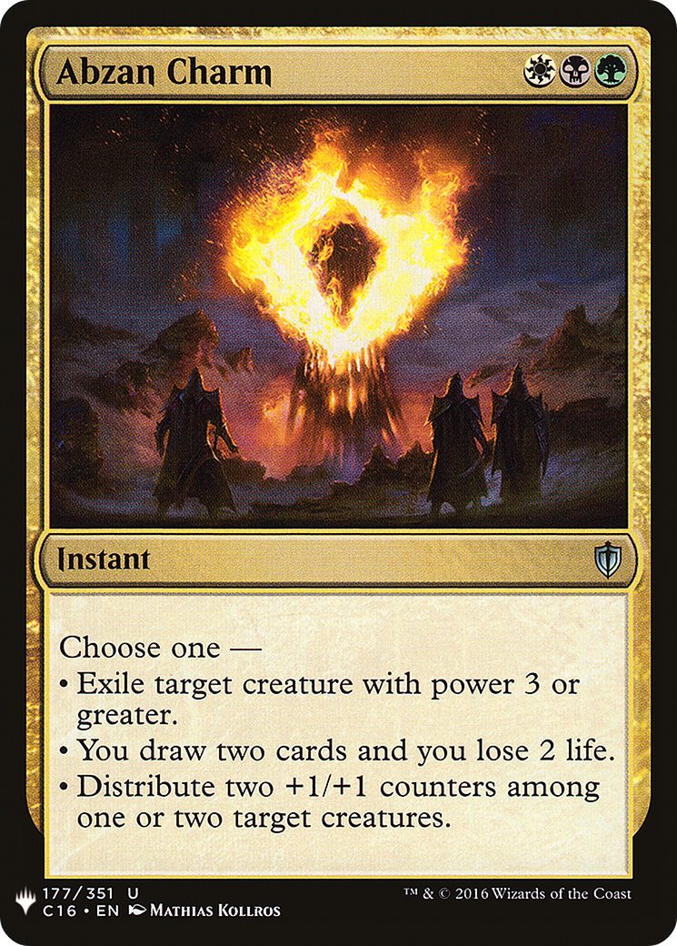Abzan Charm (177) (The List Reprints)