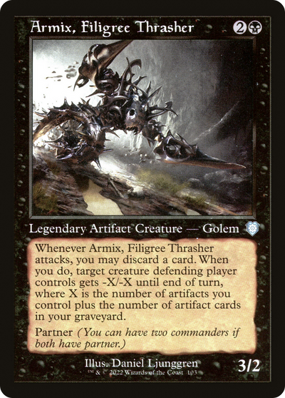 Armix, Filigree Thrasher (BRC-103) - The Brothers' War Commander