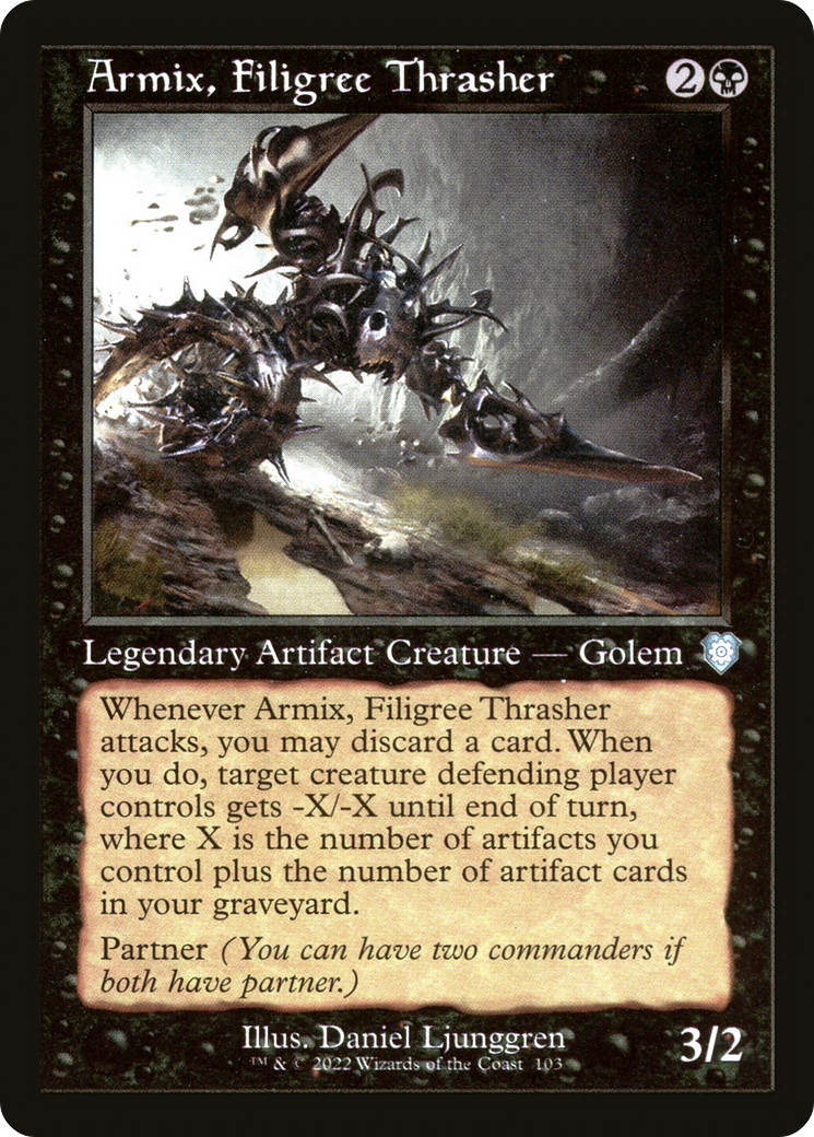 Armix, Filigree Thrasher (BRC-103) - The Brothers' War Commander