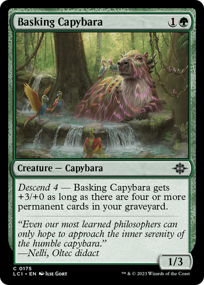 Basking Capybara (175) (The Lost Caverns of Ixalan)