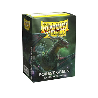 Dragon Shield Sleeves: Standard Matte - Forest Green 100CT