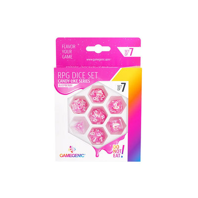 Candy-like Series - Raspberry - RPG Dice Set (7pcs)