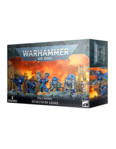 SPACE MARINES DEVASTATOR SQUAD