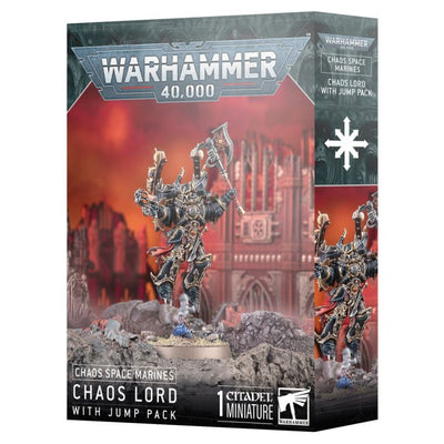 Warhammer 40K: Chaos Space Marines – Chaos Lord with Jump Pack