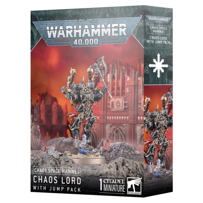 Warhammer 40K: Chaos Space Marines – Chaos Lord with Jump Pack