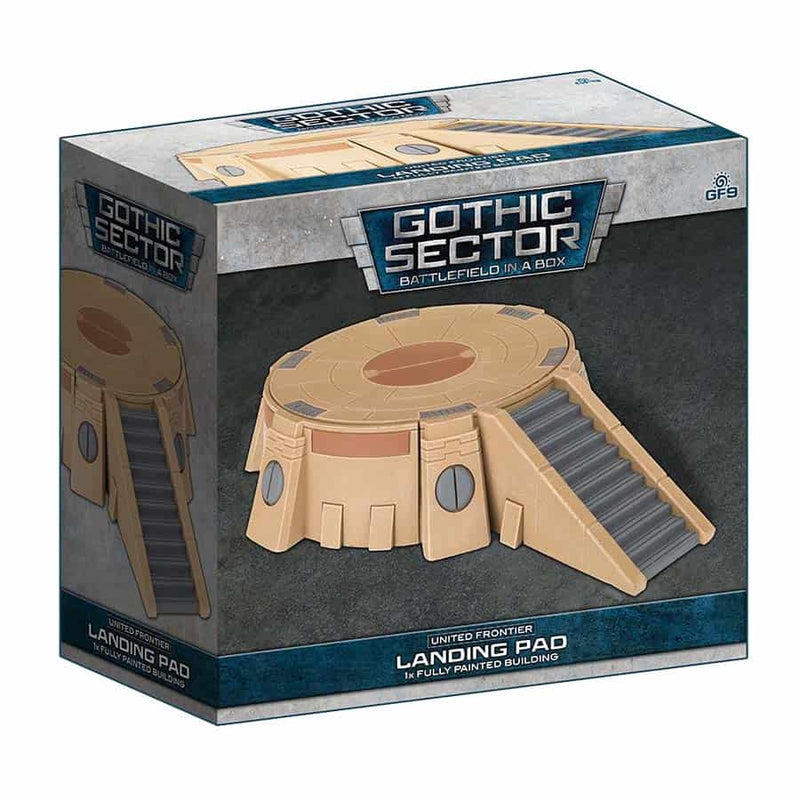 BATTLEFIELD IN A BOX: GOTHIC SECTOR: UNITED FRONTIER LANDING PAD (1CT)