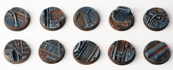 Battle Ready Bases: Spaceship Corridor Round 25mm (x10)