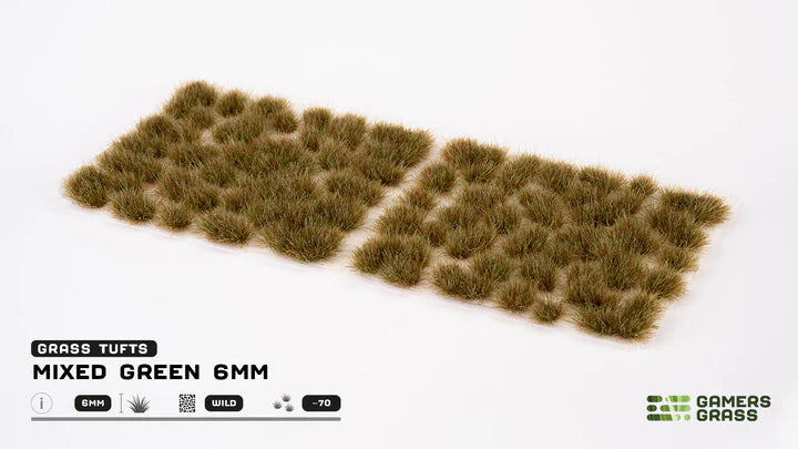 GamersGrass - Mixed Green 6mm