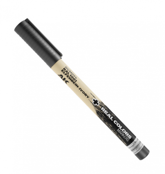 AK-Interactive: Real Color Acrylic Paint Marker - RAL1001 Elfenbein-Ivory