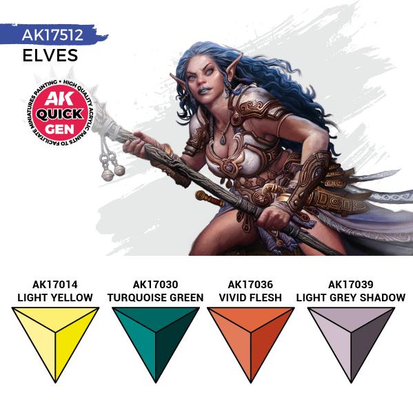 AK-Interactive: Quick Gen Acrylic Contrast Sets