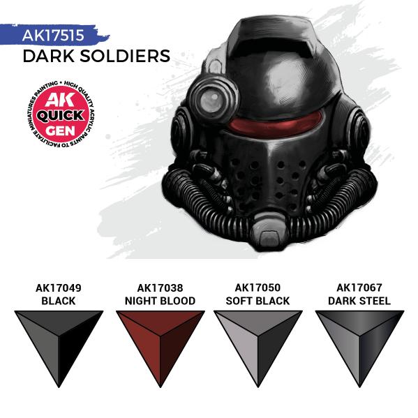 AK-Interactive: Quick Gen Acrylic Contrast Sets