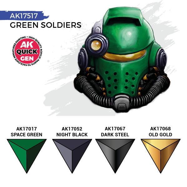 AK-Interactive: Quick Gen Acrylic Contrast Sets