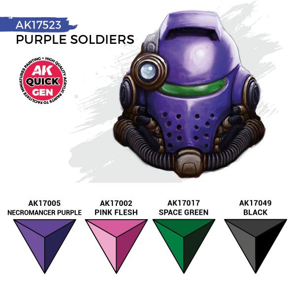 AK-Interactive: Quick Gen Acrylic Contrast Sets