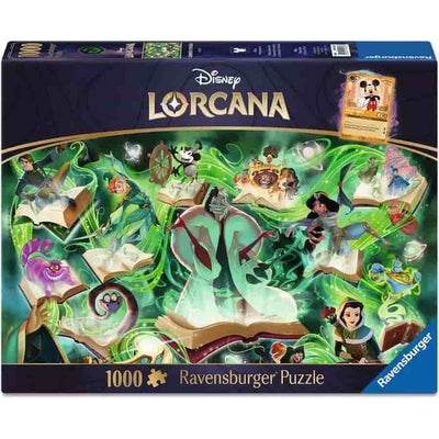 DISNEY LORCANA: GLIMMERS OF THE REALM PUZZLE: EMERALD (1000PC)