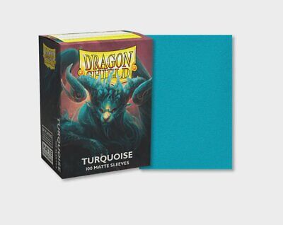 Dragon Shield Sleeves: Standard Matte - Turquoise 100CT