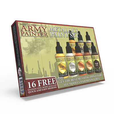 The Army Painter Metallics Paint Set 8-piece