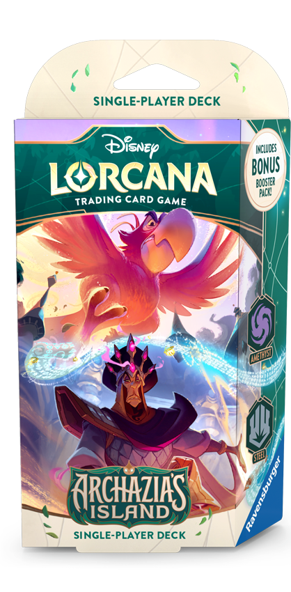 Disney Lorcana: Archazia's Island Single-Player Deck - Amethyst/Steel