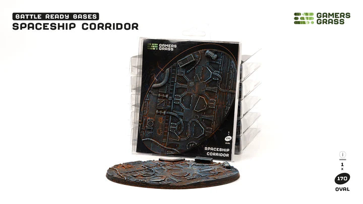 GamersGrass - Bases - Spaceship Corridor 170mm - Oval