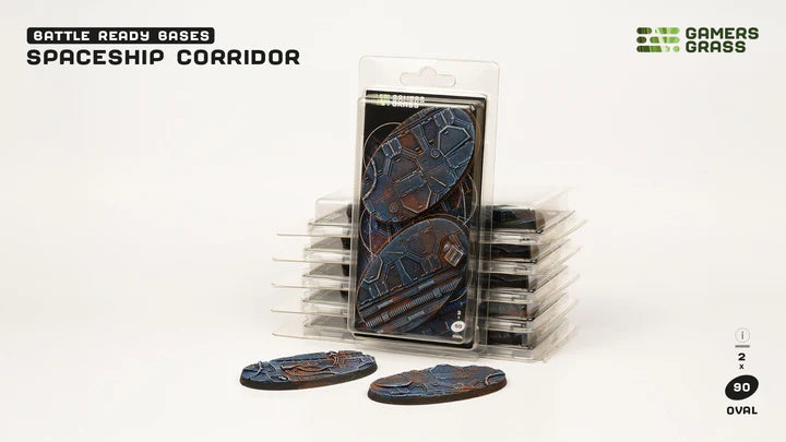 GamersGrass - Bases - Spaceship Corridor 90mm - Oval
