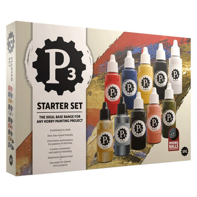 P3: Starter Box of 10 Paints (18ml, 2025 Edition)