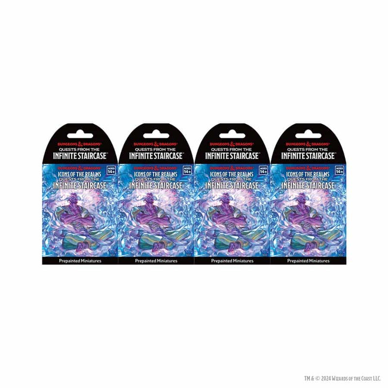 DUNGEONS AND DRAGONS: ICONS OF THE REALMS MINIATURES (SET 32): QUESTS FROM THE INFINITE STAIRCASE BOOSTER BRICK (8CT)